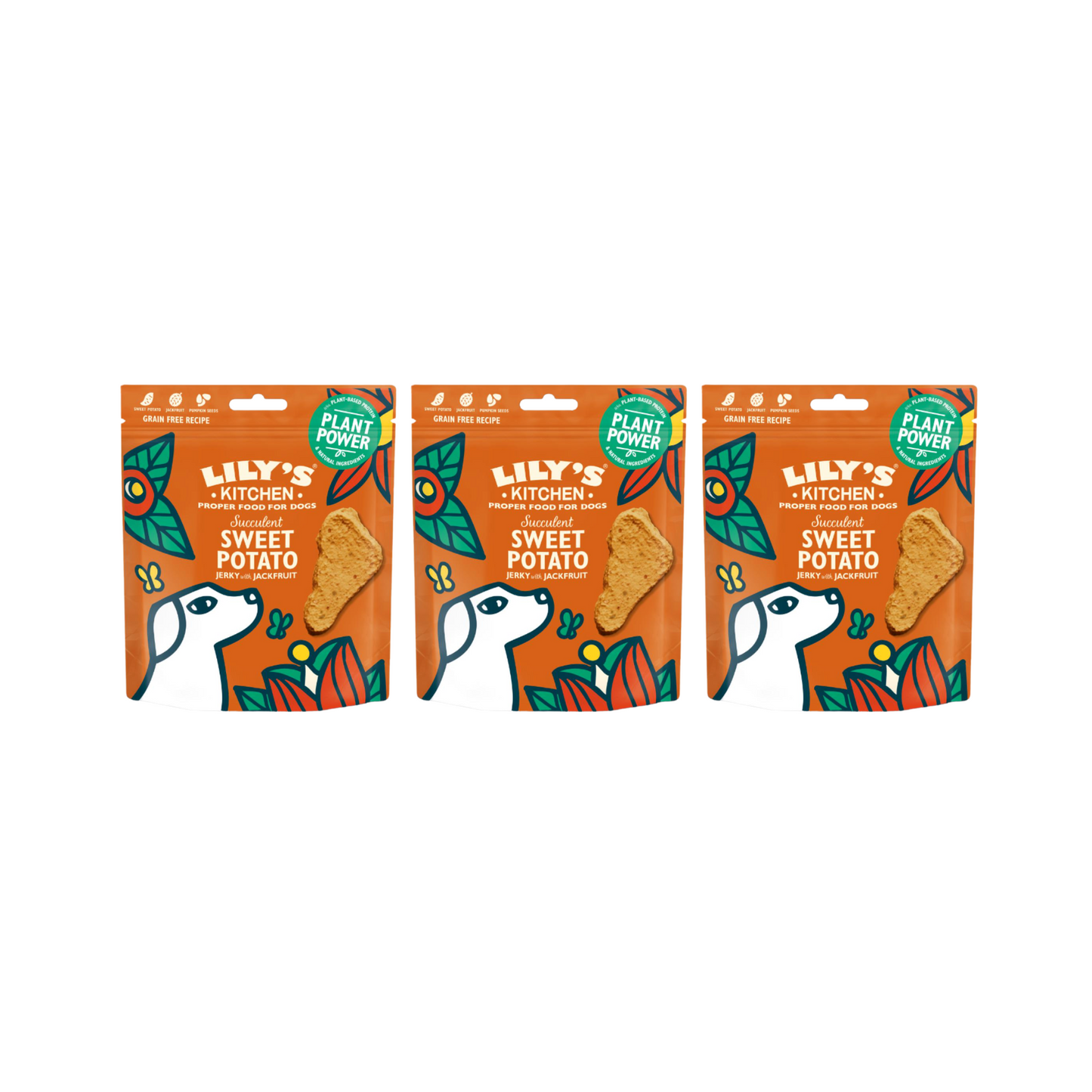 Lily's Kitchen Sweet Potato & Jackfruit Jerky 70g