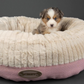 Scruffs Ellen Ring Donut Dog Bed Fully Machine Washable Pink Medium & X Large