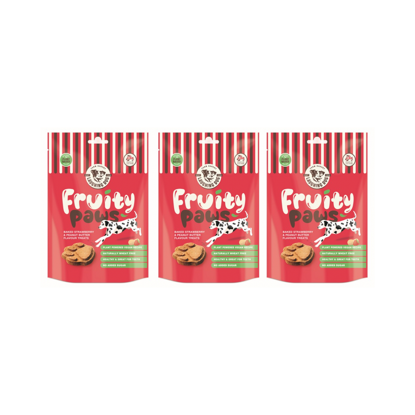 Laughing Dog Fruity Paws Wheat Free 125g