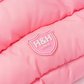 Hugo & Hudson Dog Puffer Jacket Reversible Light Pink & Grey