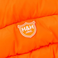 Hugo & Hudson Dog Puffer Jacket Reversible Orange & Navy