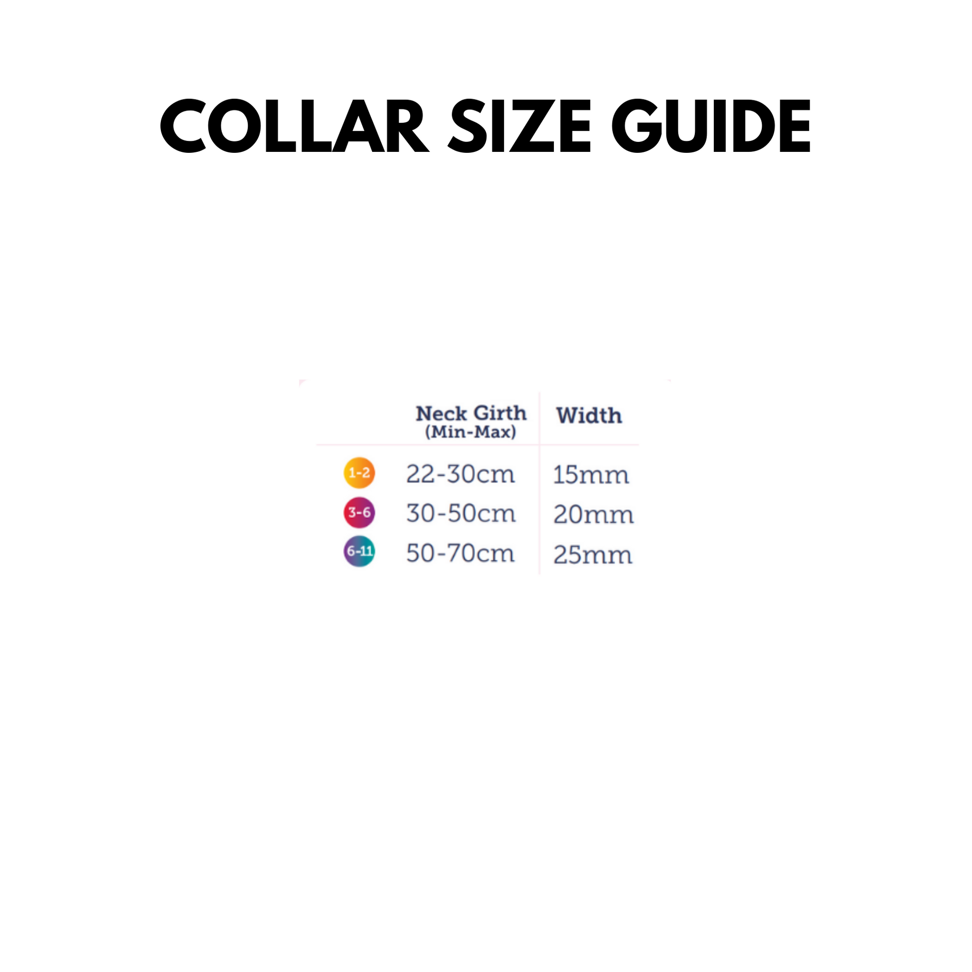 Doodlebone size guide deals