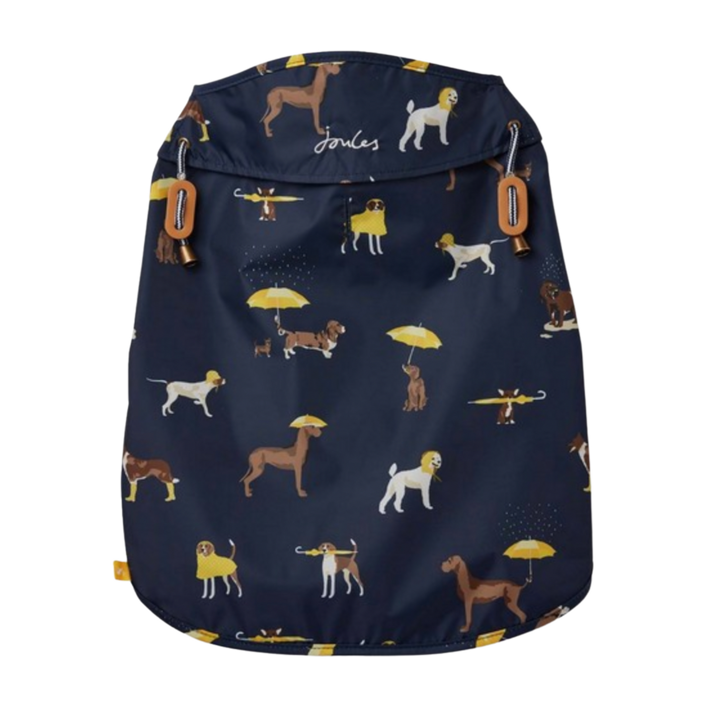 Joules Dog Raincoat Navy Water Resistant