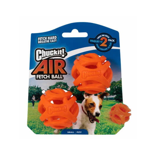 Chuckit Air Fetch Dog Ball Toy Small 2 Pack