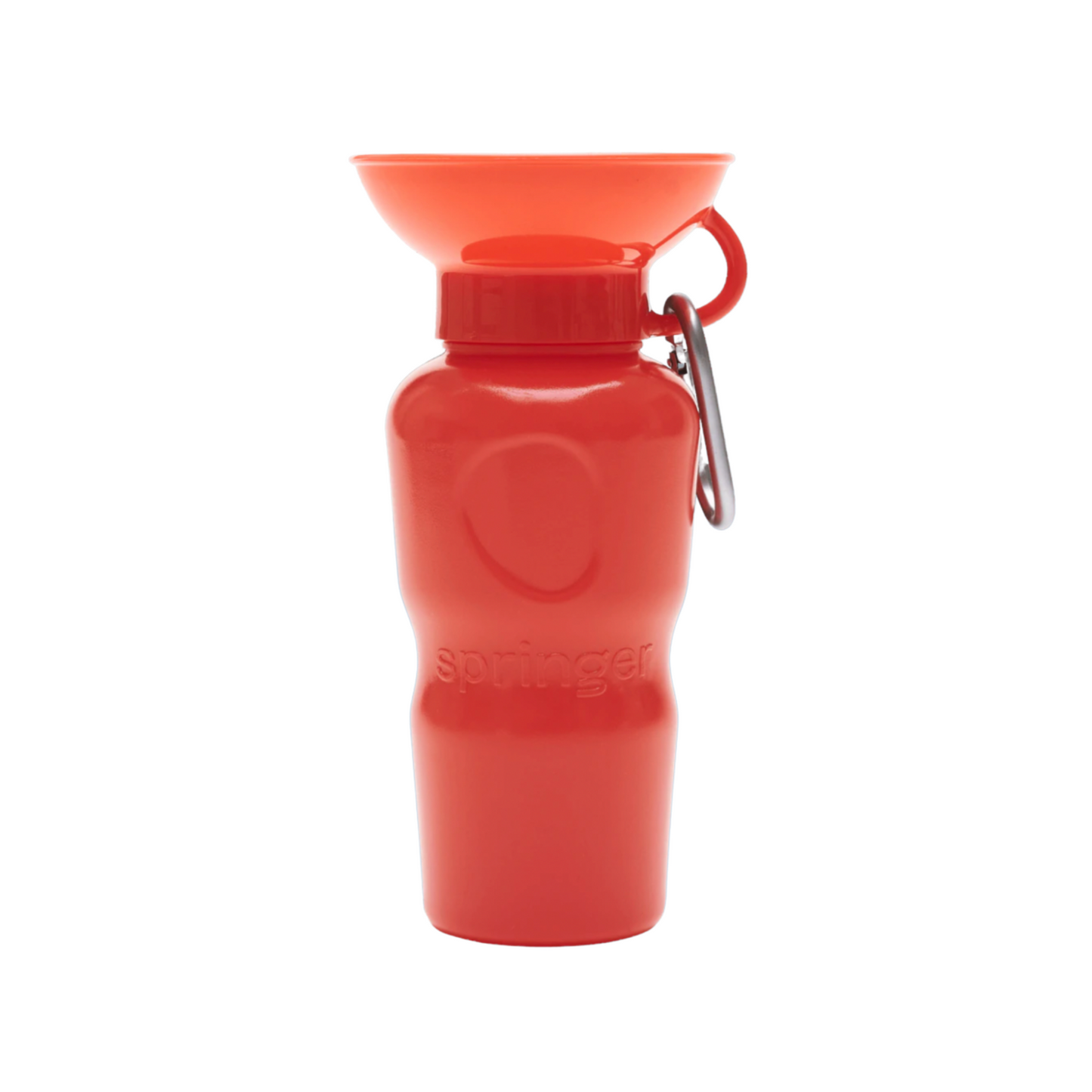Coral orange water bottle