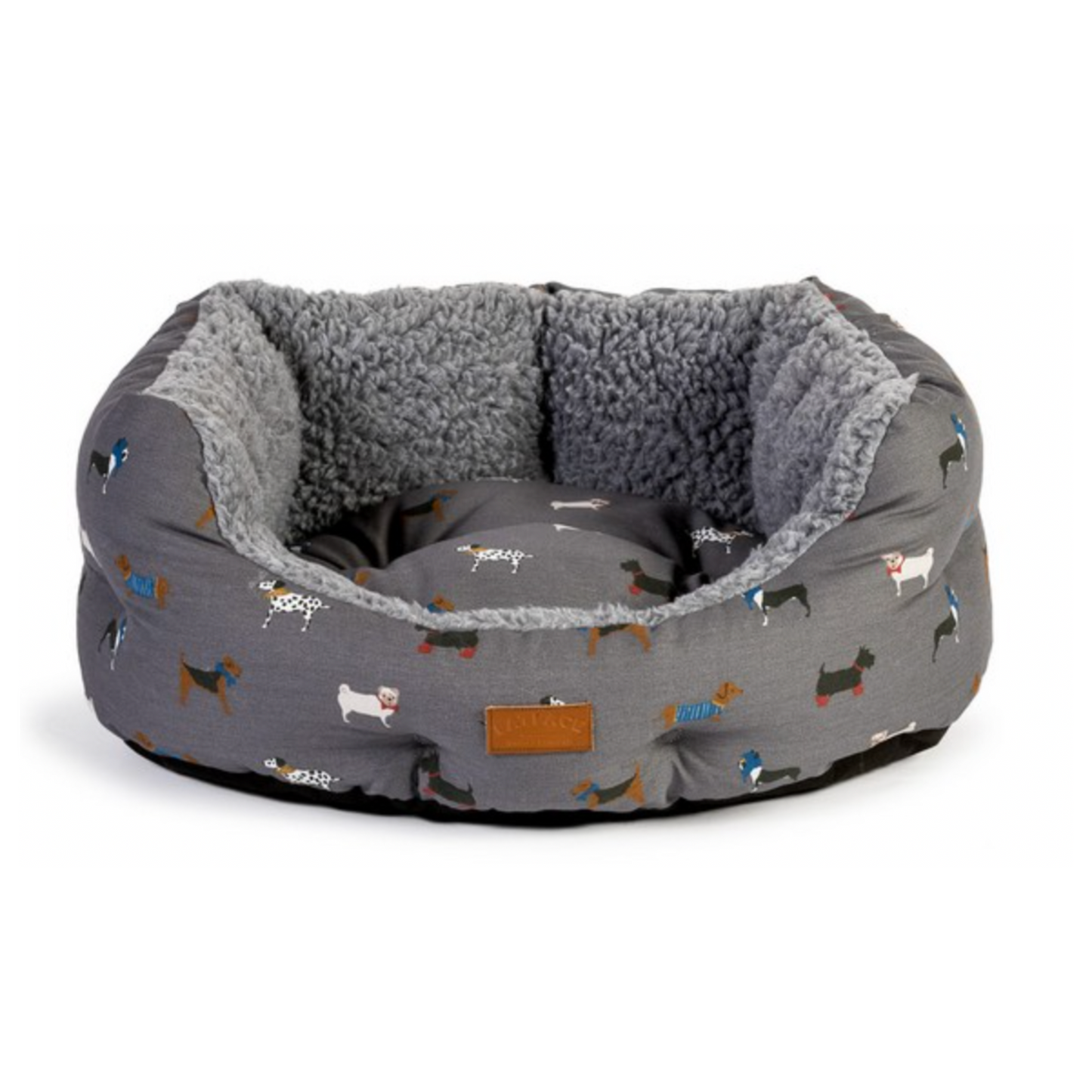 Danish Design FatFace Marching Dogs Deluxe Slumber Bed Small & Medium