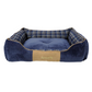 Scruffs Highland Box Dog Bed Fully Machine Washable Blue Small, Medium, Large