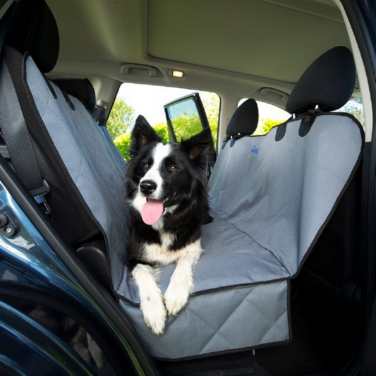 Henry Wag Pet Car Bench Hammock, quilted rear seat protector for dogs